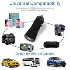 (4 Chargers Pavks)Mobile USB Car Charger Adapter (Wholesale Price )