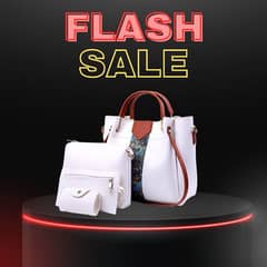 4 PCs Women's Beautiful Pu Leather Shoulder Bag