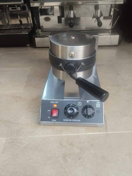 Singapore imported Belgium Rotating waffle machine in new condition 3