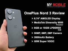 OnePlus Nord 3 16GB ram 256GB 4K camra recording octa core 9000 Prossr 0