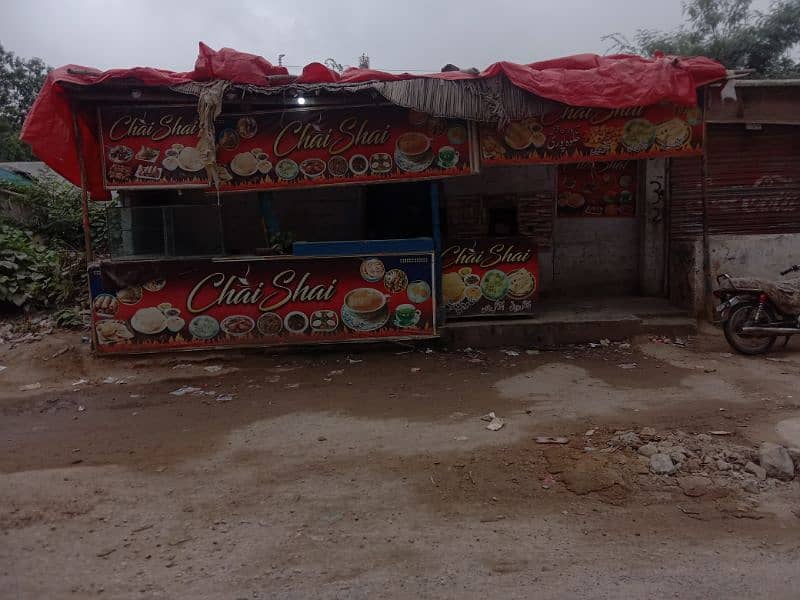 yha hotal tiya sell kr rha hu location malir city karachi 0