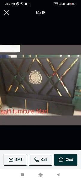 double bed/brass bed/bed set/furniture for sale 2