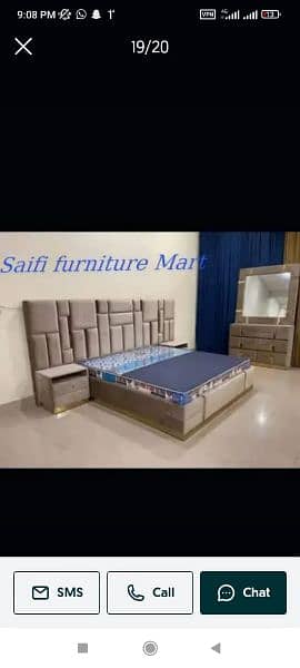 double bed/brass bed/bed set/furniture for sale 3