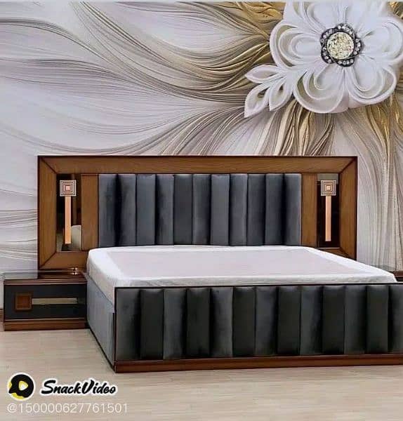 double bed/brass bed/bed set/furniture for sale 6