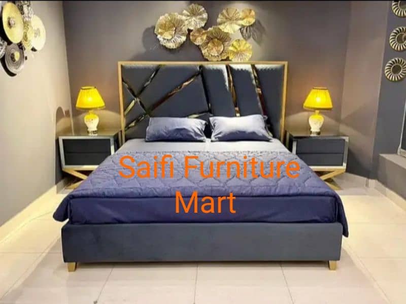 double bed/brass bed/bed set/furniture for sale 11