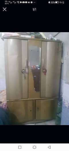 metal body 2 door almari 0