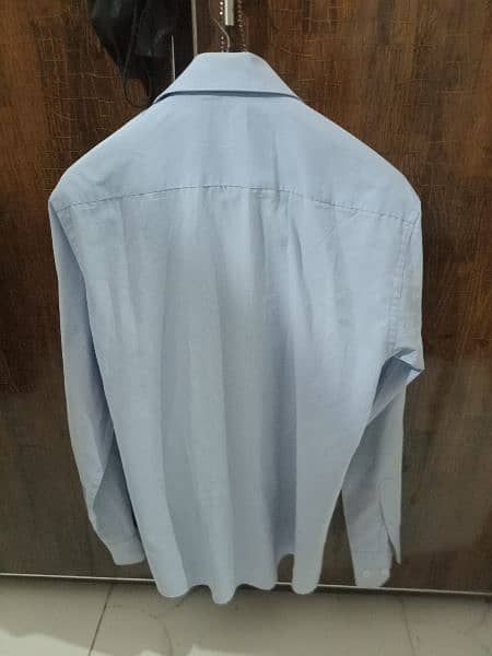 Formal Shirt For Men's (Imported Brand) Collar Size 15.5" Sky Blue 1