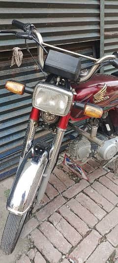 Honda CD 70 2020 Model Red color