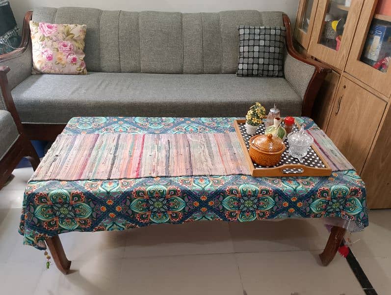 Five. seater sofa set in Good condition 12