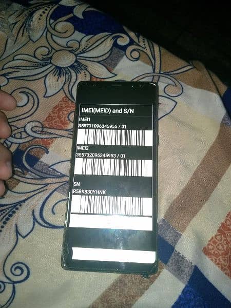 Samsung Galaxy note8 duel sim official pta approved ha 1