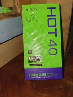 Infinix hot 40 16/256 GB PTA approved my WhatsApp number 03473694899