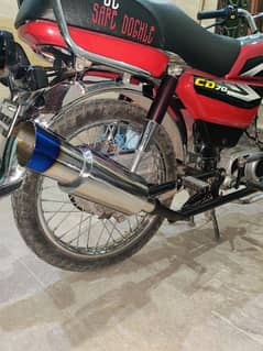 Hks Exhaust with 70 bike pipe bend full ok like new condition