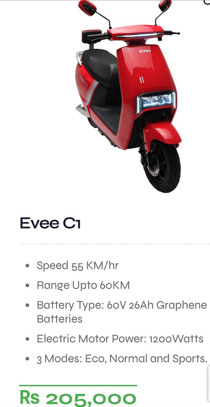 Evee ( Electric Scooter motercycle bike ) 2