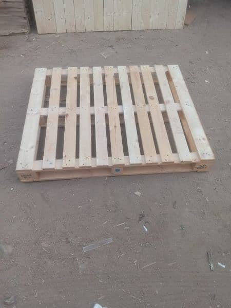 Wooden pallets stock for sale | Imported new & used pallet in pakistan 1