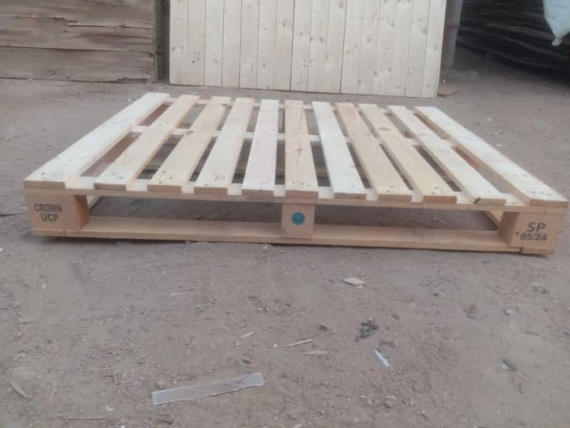 Wooden pallets stock for sale | Imported new & used pallet in pakistan 6