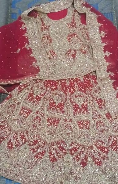 Bridal lehnga / Wedding dress / Barat dress / bridal lehnga for sale 4