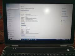 Dell Laptop Core i7 Window 10 Pro N without Battery Backup