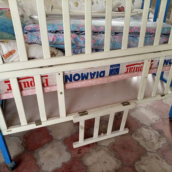 *Baby cot | with 2 matress|Baby Crib | Baby Cot | Kids Bed* 3