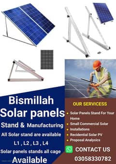 solar panel stand / L2  or L3 solar panels stand / 03058330782