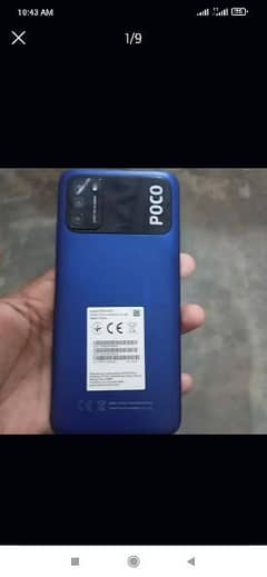 poco m3 with box . . 4+1/64 gb .  03178236798