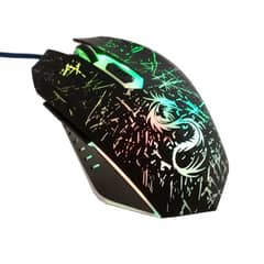 Glowing Breathing Light Computer Gaming Mouse