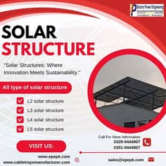 Solar structure | Solar stand | solar frame | Elevated solar structur