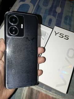 Y55 vivo 8 128 full box 10by10 only call location jaranwala