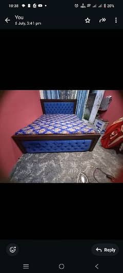 Bed For Sale Good Condition Size 5/5 By 6/5 Wellwat