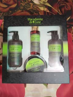 macadamia nourishing treatment complete pakage argan deluxe