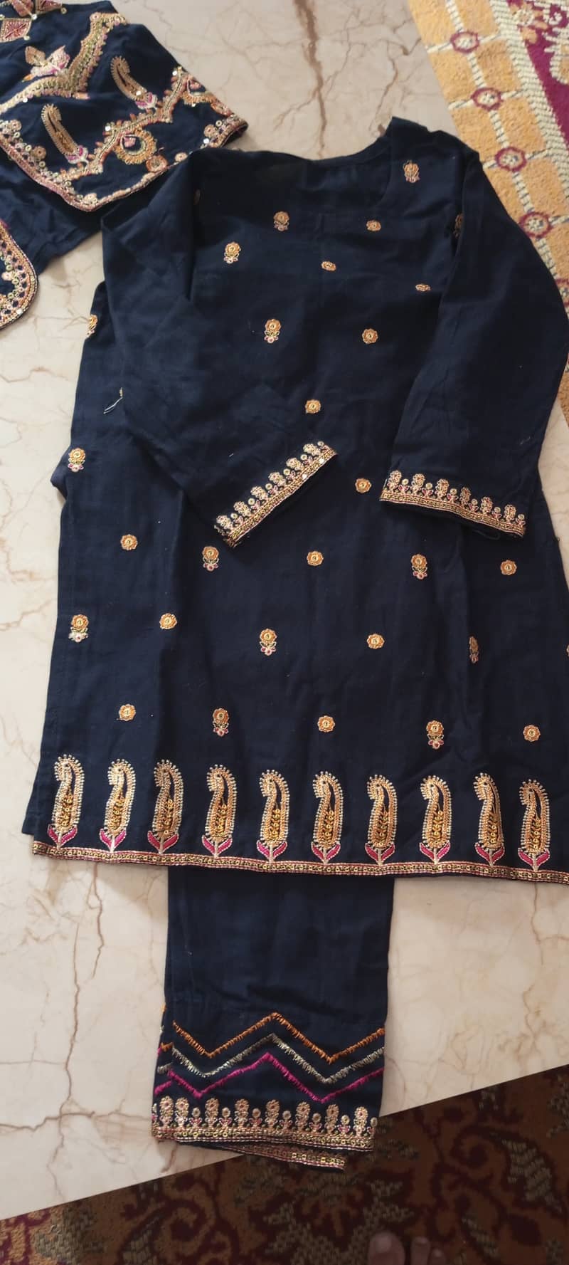 Embroidery dress with sequence for sale 2