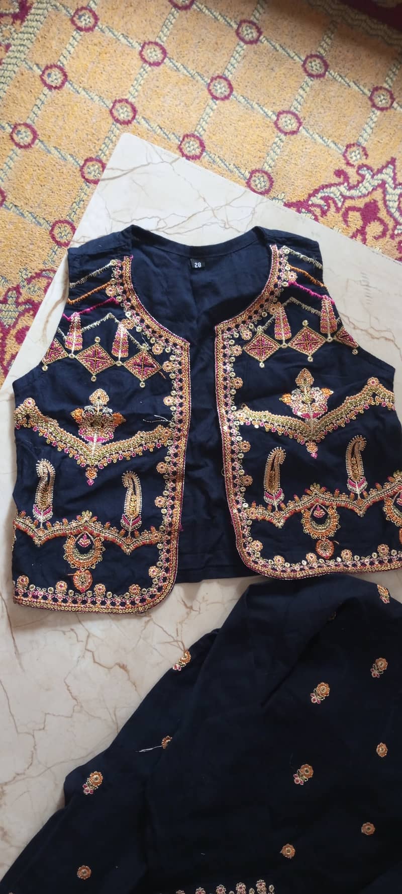 Embroidery dress with sequence for sale 3