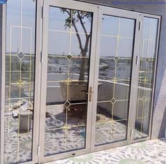 Glass works/Glass Doors/Mirror wall/Glass windows/Diamond shape mirro 0