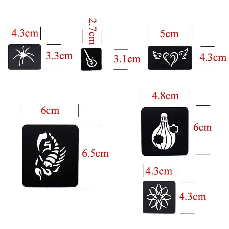 Reusable Tattoo Stencils - Stencils Book for Tatto & Other Art Needs 2