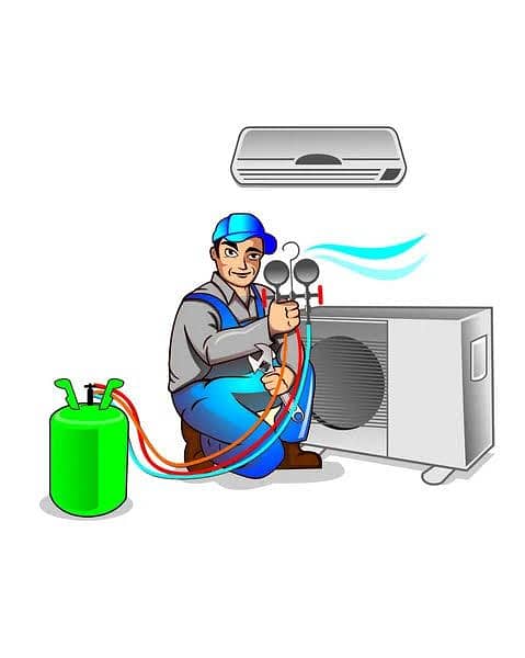 M Waleed Cooling Center#03056643948 Service Installation AC. 6