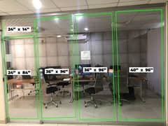 Office Glass Panels for Partition | Glass Office Cabins | Urgent Sale 0