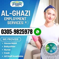 Domestic Staff Available Maids Babysitter Cooks Nurse Nanny Driver etc