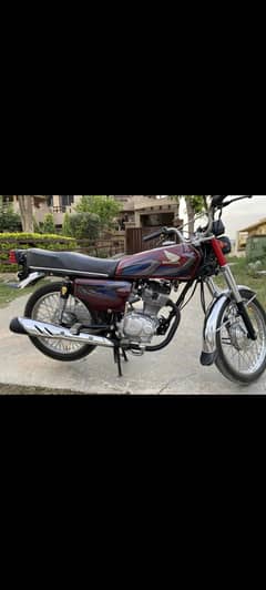 Honda 125 for sale Islamabad number all documents clear