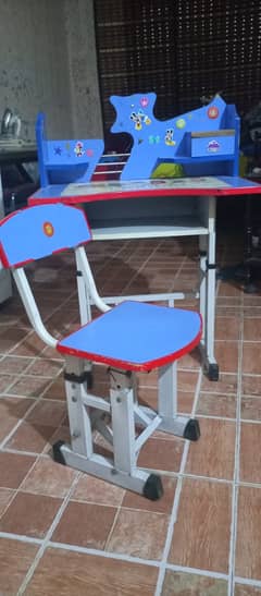 Kids Iron Study Table and Chair"Urgnet Sale"(**0333<>4254091**)