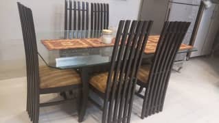 dining table for sale price negotiable