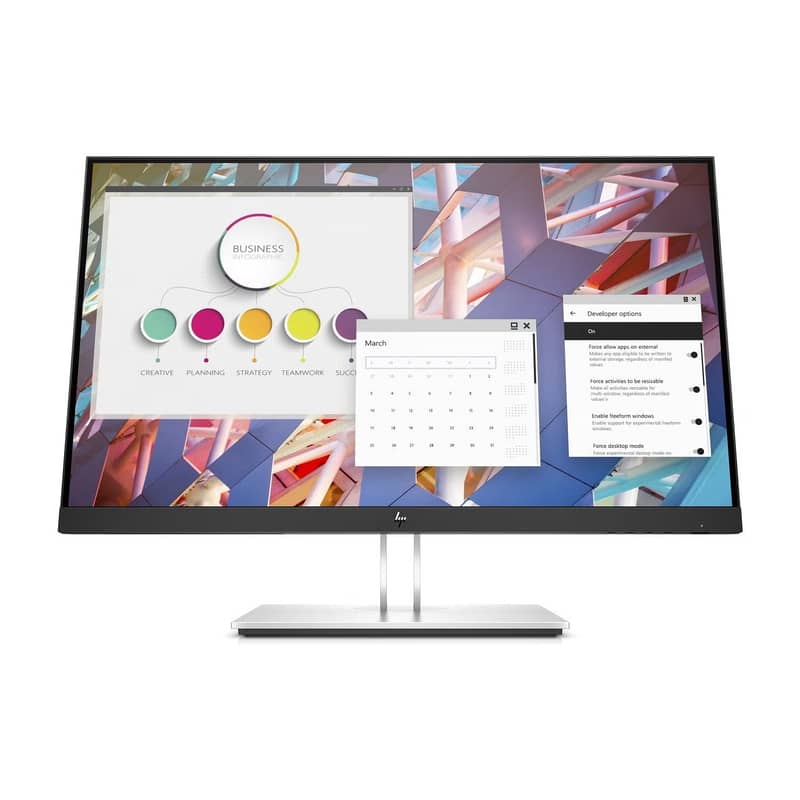 24" Inch HP E24 G4 Borderless IPS Full HD LED Monitor with HDMI Port 1