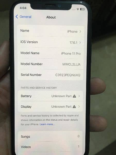 Iphone 11 Pro 64GB PTA Approved 2