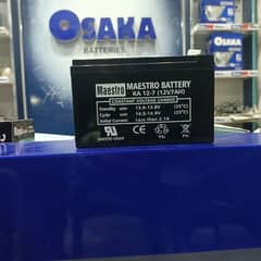 12v 7AH battery available for sale