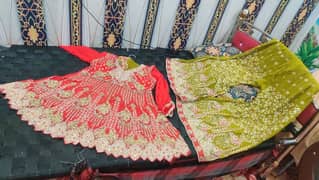 beautiful ghrara with frock. . . heavy work