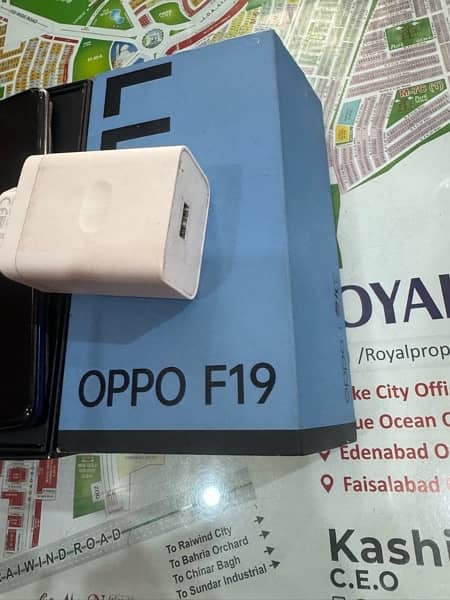 OPPO F19 8/128 with Box Charger lush condition  0323.4432274 3