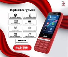 Digit4G Energy Max Mobile 1Gb+8Gb 1 Year warranty