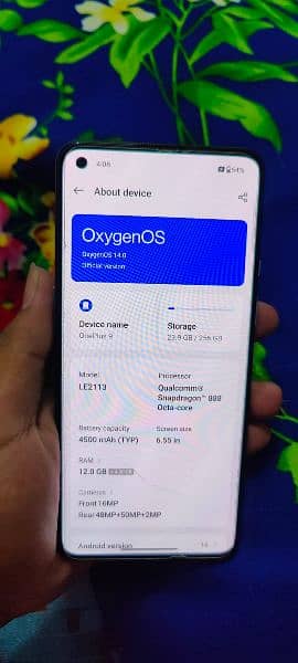 Oneplus 9 12GB RAM 256GB Storage Global 3