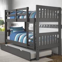 bed / bunk bed / double bed / wooden bunk bed / furniture