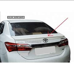 Toyota Corolla trd Spoiler for 2014/2024 model