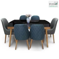 dining set table ki sath