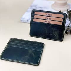 Genuine leather wallet/card holder for men and women